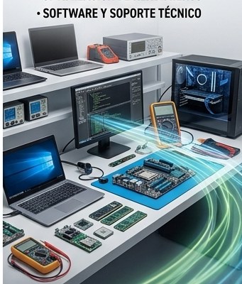 Reparación y soporte técnico de computadores